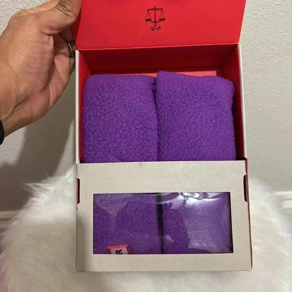 Hunter Original Tall Boots Neon Purple Socks - Picture 4 of 5